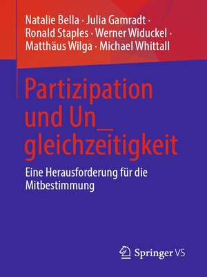 cover image of Partizipation und Un_gleichzeitigkeit